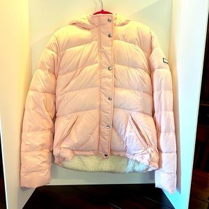 New, No Tags. Pink. Hollister. Fleece lined. Puffer jacket.